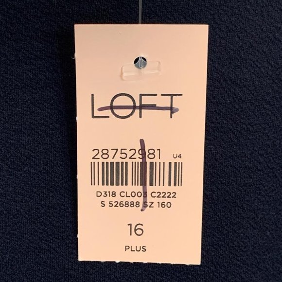 LOFT Ruffle Flare Dress (16) - Picture 2 of 6